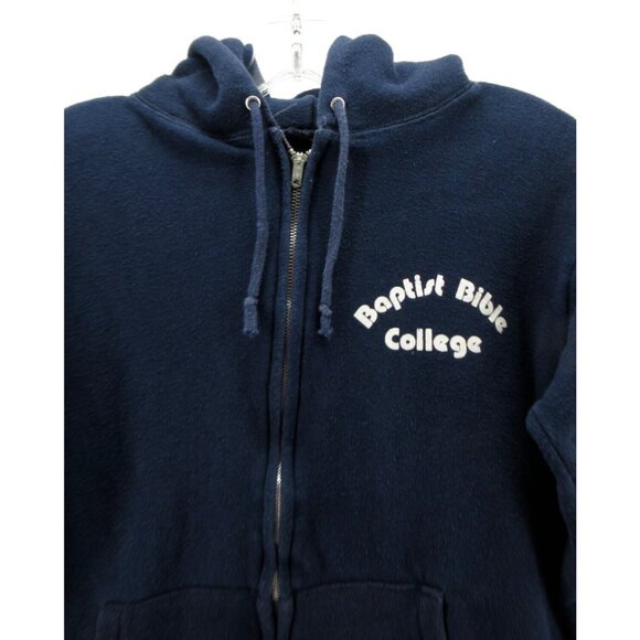 VINTAGE Collegiate Pacific Sweatshirt Small Baptist Bible College 80s - Picture 2 of 11